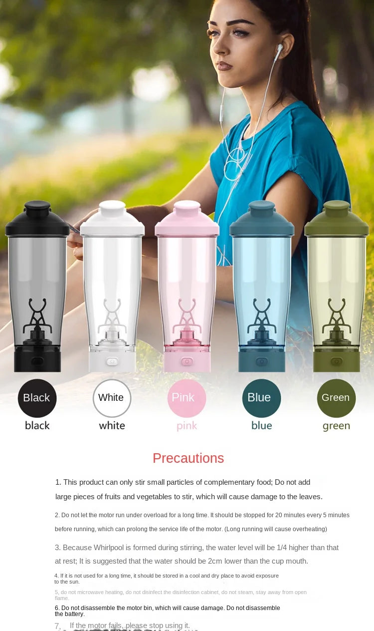 Electric Protein Shaker Bottle 650ml