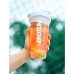 Portable Shaker Bottle for Protein Powder - Leak Proof Gym Mixing Bottle - Plastic Outdoor Drink Cup