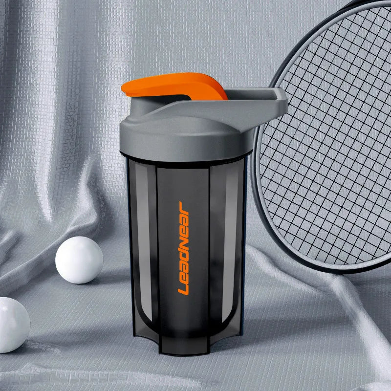 Sports Water Cup Milkshake Protein Powder Plastic Shaker Cup Fitness Meal Replacement Sports Mixing Cup Gift