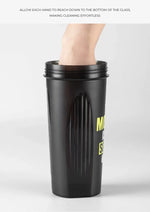 Portable Shaker Bottle for Protein Powder - Leak Proof Gym Mixing Bottle - Plastic Outdoor Drink Cup